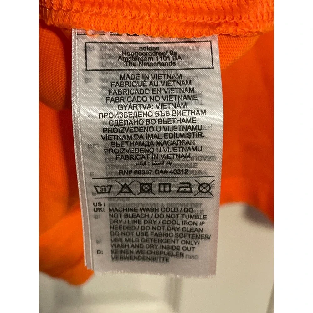 Adidas Originals Neuclassics LS Long Sleeve Orange T-Shirt IM2098 Mens Large NEW